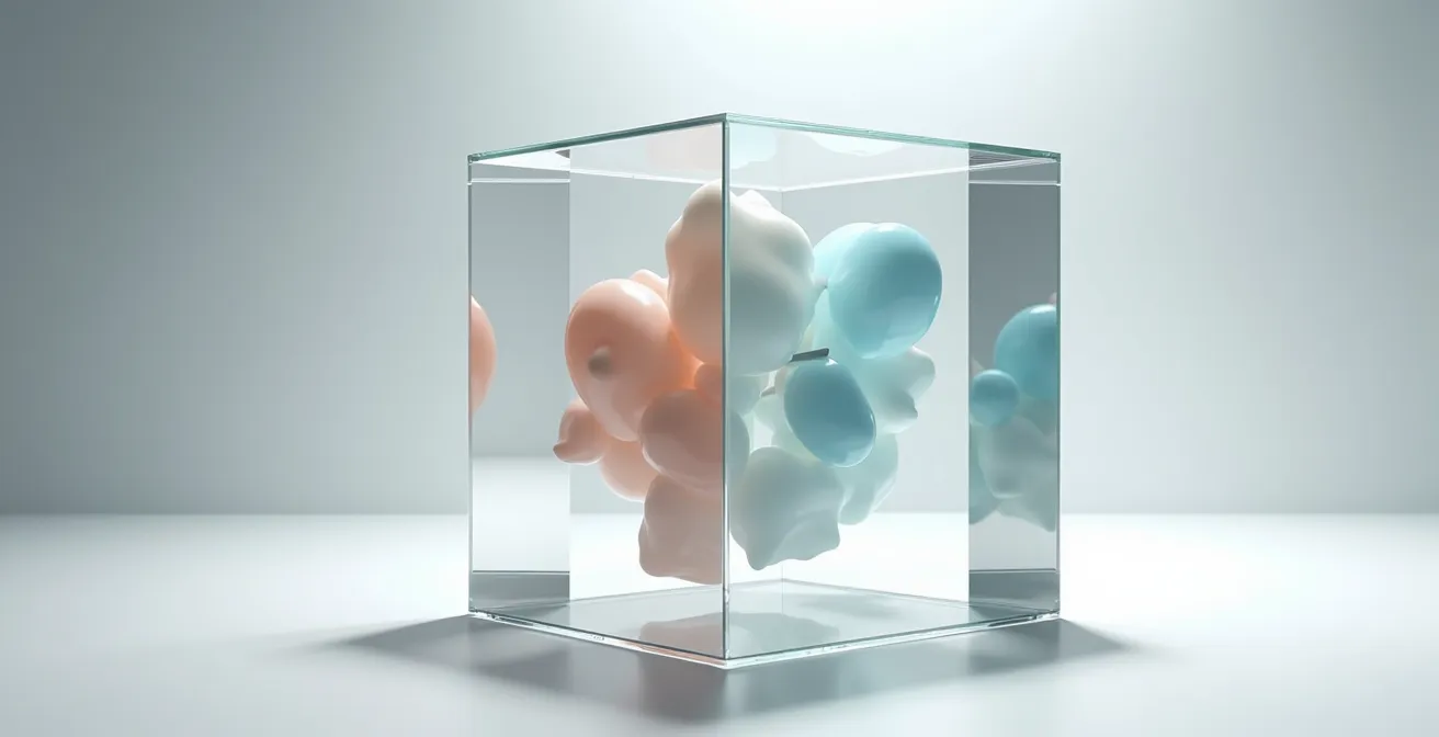 Abstract representation of constructive feedback flow in a professional environment