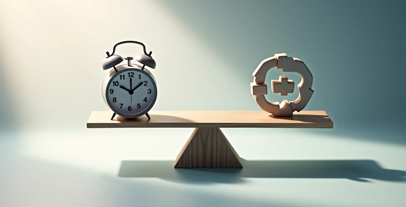 Visual comparison of contractor versus employee classification factors