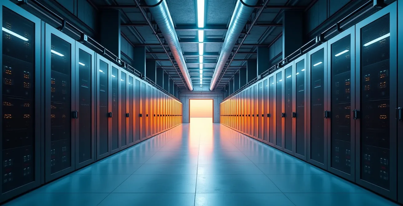 Bridge connecting legacy mainframe to modern cloud systems through RPA integration